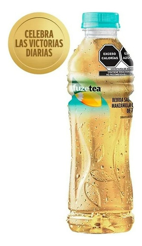 10 Pza Té Verde Fuze Tea Sabor Mango Y Manzanilla 600 Ml