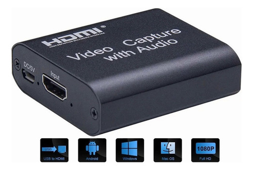 Mini Tarjeta De Captura De Video 4k 1080p Hdmi A Usb 2.0