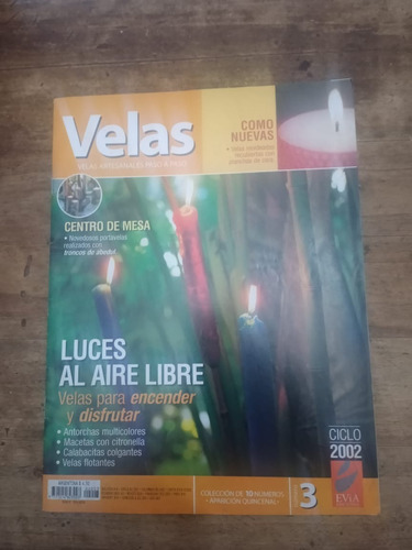 Revista Velas Luces Al Aire Libre (m)