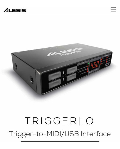 Alesis Io Trigger Bateria Eletrônica Acústica
