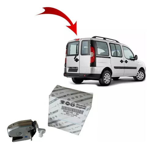 Fechadura Superior Porta Tras Esquerdo Fiat Doblo Original