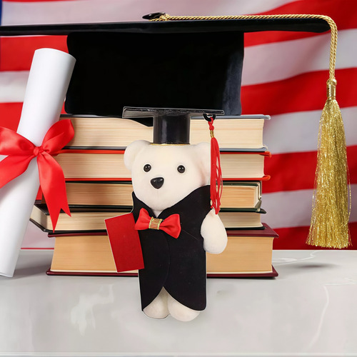 / Muñeco De Peluche Con Forma De Oso De Graduación Para