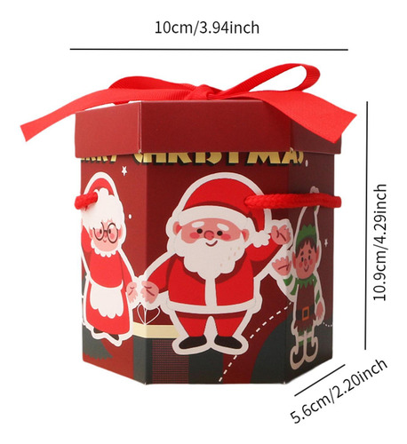 2 Caja De Regalo De Navidad, Contenedor De Dulces