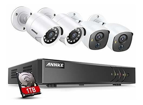 Sistema De Cámara De Vigilancia Annke, Grabadora Dvr Cctv De