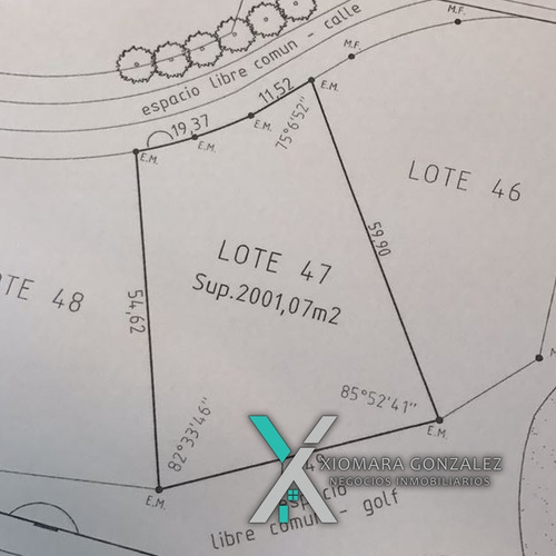 Se Vende Lote En Barrio Cerrado Frente A La Laguna.
