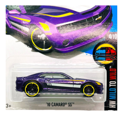 Hot Wheels Camaro Ss 2010 Chevrolet Escala 1:64 Blister Pro Púrpura