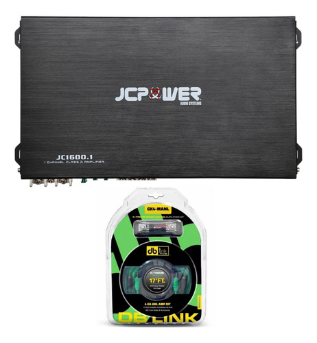 Amplificador Jc Power Jc1600.1 Clase D 1 Canal 1600w Max