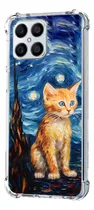 Comprar Funda Antigolpes Para Huawei Gato Noche Estrellada