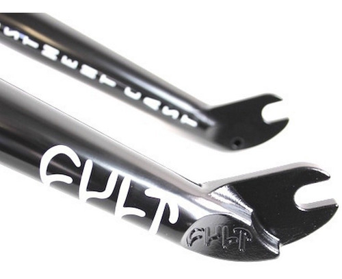 Imagen 3 de 5 de Horquilla Bmx Cult Sect V4 18mm Offset ¡full Cromo! Negra