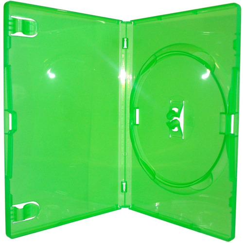 30 Estojo Verde Capa Dvd Filme X-box Amaray 14mm Lancamento