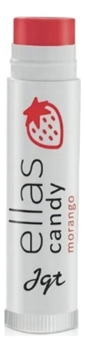 Batom Lipbalm Ellas Candy Jequiti Morango, 4 G Acabamento Gloss Cor Vermelho