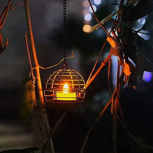9pcs Velas De Té Solares, Recargable Led Candelita Sin Llama