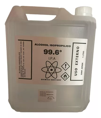 Botella alcohol isopropílico 5L