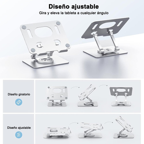 Base Giratoria Para Tableta De Computadora De 10- 17 Pulgad