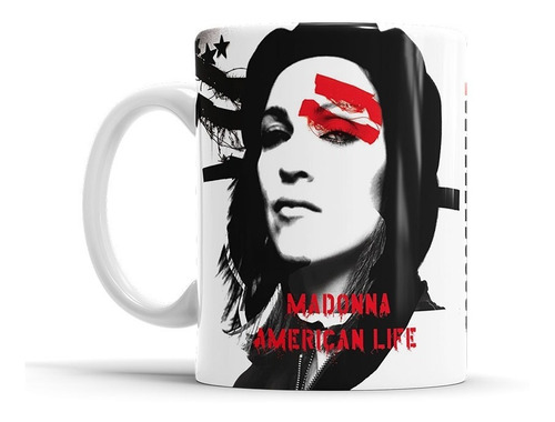 Taza Cerámica Madonna American Life