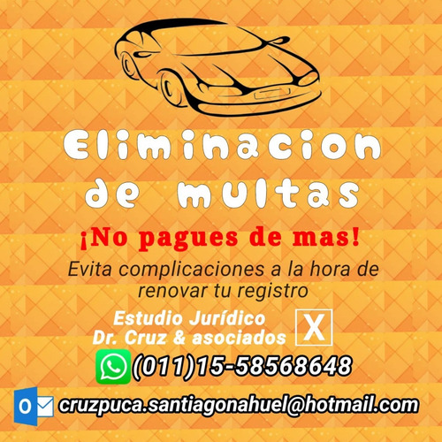 Imagen 5 de 6 de Abog Defens C/multa Empresa D Viaje Micro Camión Combi Remis