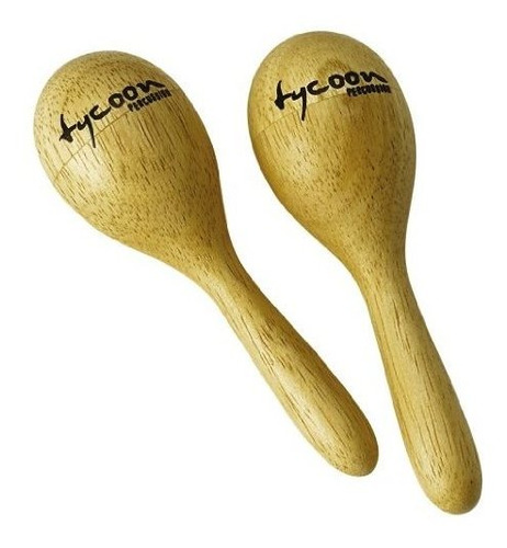 Magnate De Madera De Percusion Maracas - Pequeño Acabado N