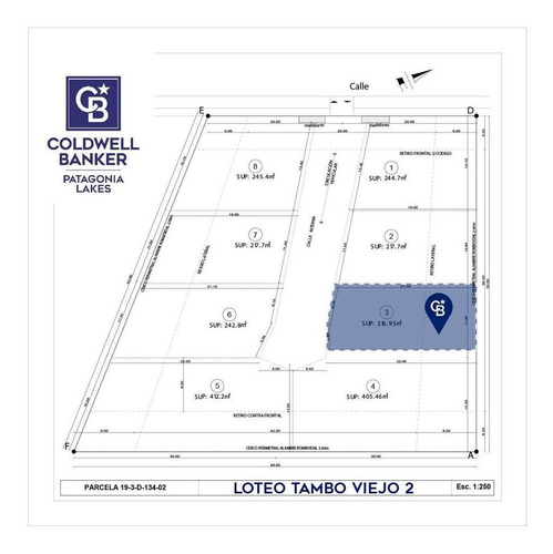 Imagen 1 de 10 de Lote En Ph De 217 M2 - Uf 3 - Tambo Viejo 2- Dina Huapi