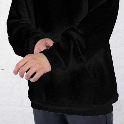 Buzo Hoodie Oversize Capucha Algodon Frizado Premium Unisex
