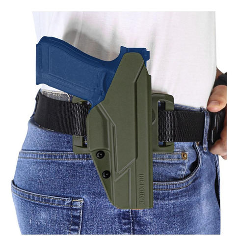Coldre Brforce Owb Destro Golias -glock G22/g23 Gen5-verde