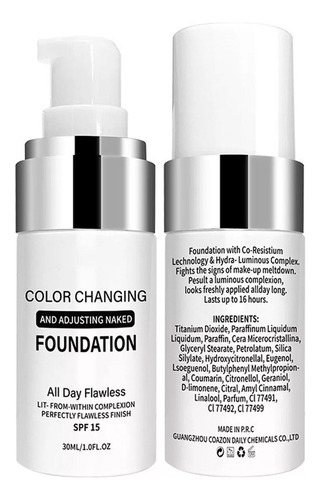 Base De Maquillaje Que Cambia De Color Para Piel Envejecida