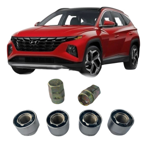 Birlos De Seguridad Nueva Hyundai Tucson 2022 Doble Llave