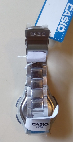 Reloj Casio Original Acero Analogo Digital Aq-180wd-1bvdf