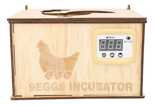 Egg Incubator 9 Smart Pine Wood Termostato Eficiente Agua