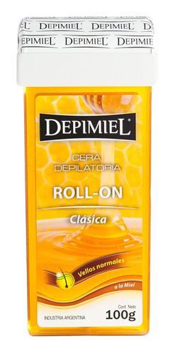 Depimiel Cera Depilatoria Roll On Descartable De Miel 100g