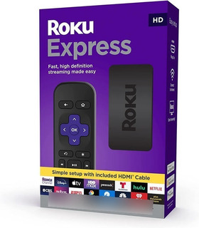 Roku Express 3930 Full Hd 32mb 512mb Convierte Tv A Smart Tv