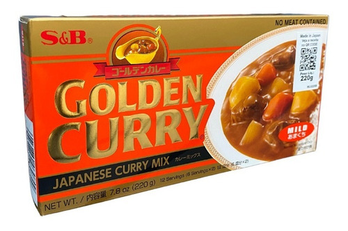 Imagem 1 de 1 de Golden Curry Amakuchi 220g S&b Mild (mais Suave) Japão