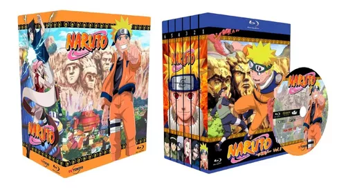 Blu-ray Box Naruto Clássico - Completo + Filmes E Ovas.