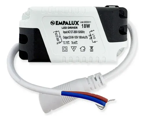 Kit 3 Drivers Para Painel Led Bivolt 18w Empalux- Dp30180