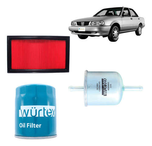 Kit De Filtros Para Nissan V16 1.6 E16e 1993 1997