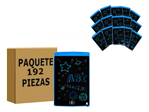 Tableta Lcd Dibujo Escritura Pizarra Magica Kids Lapiz 190pz
