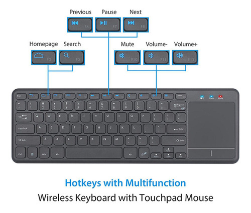Teclado Kaypad De 78 Teclas Con Panel Táctil, Duradero,