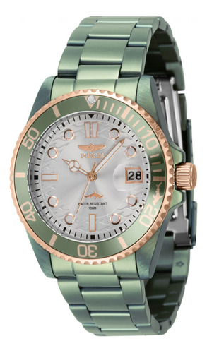 Reloj Para Dama Invicta Pro Diver 40881 Verde
