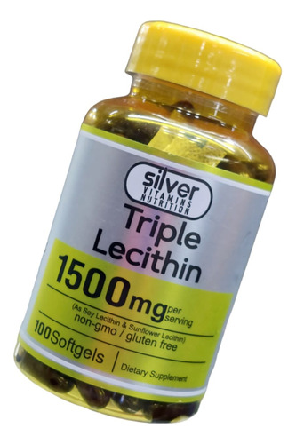 Lecitina Lecithin X 100 Perlas  Silver - L a $1