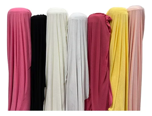 Tela Morley Baston Ancho X Metro P/ Remeras Vestidos Pantal 