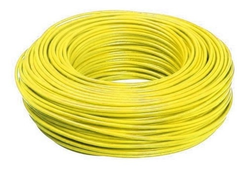 Cabo Autos 1,5 Mm Amarelo Rolo 100 Metros