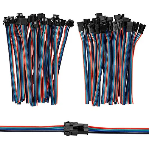 Conector Jst Sm De 4 Pines, Conector De Tira De Led, Ad...