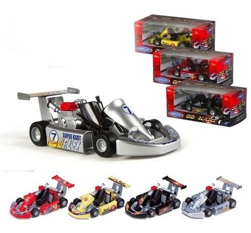 Autitos De Coleccion Welly Go Kart Karting De Carrera