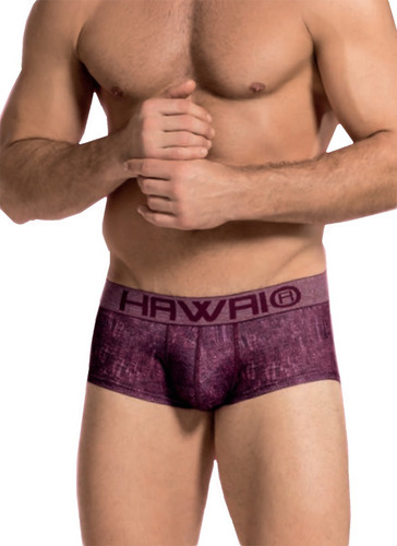 Bóxer Corto Brief Hawai 41728 Microfibra Caballero Colombian