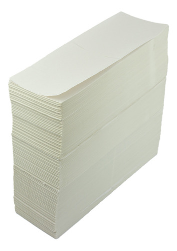10.000 Etiquetas 100x150 10x15 Térmica Serrilha Resma Cor Branco Desenho Impresso Branco