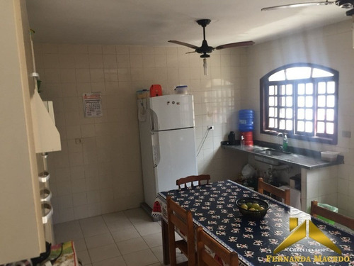 Sobrado Grande Com 3 Quartos A 500m Da Praia Em Itanhaém - Ca00019 - 34079318