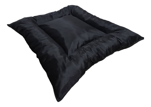Pack 2 Colchonetas Colchon Cama 1 M X 70 Cm Negro Liso