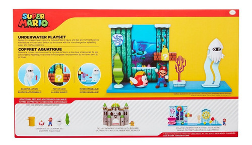 Nintendo Set Figur Super Mario Bros Juego Submarino Nt400184