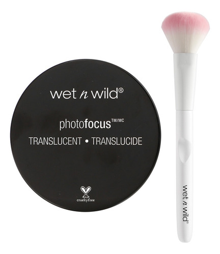 Set Polvo Traslucido Photo Phocus Y Brocha Wet N Wild