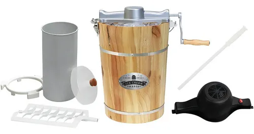 Máquina Nieve Garrafa Gelato Manual Y Eléctrica 6 Lts