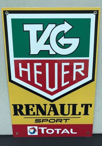 Cartel Decorativo Tag Renault Total F1 - A Pedido_exkarg